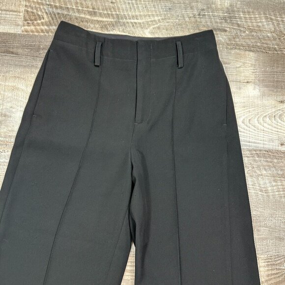 Vince. High Rise Cropped Polyester Pants Black Size 4 - Picture 4 of 10